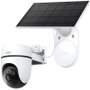 TP-Link Tapo TC90 KIT Cámara de Videovigilancia 2K 3MP con Panel Solar, Visión Nocturna a Color, Detección Inteligente, 360°